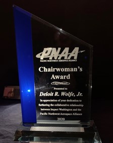 PNAA Chairwoman's Award Plaque